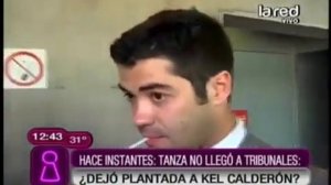 Tanza no llegó a tribunales  ¿Dejó plantada a Kel Calderón