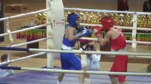 04-02-2023 (51kg) GEO Youth Boxing Champ.RED Luka Beshliogly Batumi VS BLUE Davit Jafaridze Tbilisi