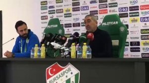 Samet Aybaba, Bursaspor-Erzurumspor maçının ardından galibiyeti ve maçı yorumladı.