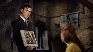 Kidnapper Terence Stamp Tries to be Samantha Eggar's Intellectual Equal in  "The Collector" 1965