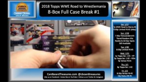 2018 Topps WWE Road to Wrestlemania 8-Box Full Case Break #1: Random Hits