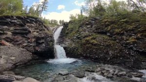 Кольский полуостров| Хибины| Водопад Красивый| Озеро Гольцовое| два дня - 50 км| Каремат| 400 метров