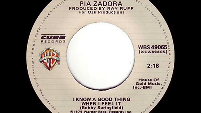Pia Zadora "I Know A Good Thing When I Feel It" смотреть онлайн