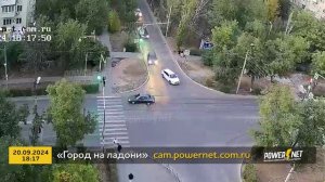 ДТП (авария г. Волжский) ул. Энгельса - ул. Советская 20-09-2024 18-17