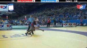 Fargo 2012 132 Round 2: Austin Tull-Cochrane (Arkansas) vs. Travis Quarterman (Texas)