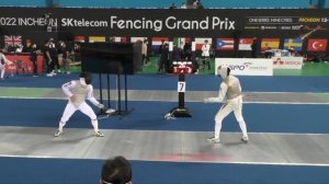 2022 145 T64 21 M F Individual Incheon KOR GP 7 HAMZA EGY vs IM KOR