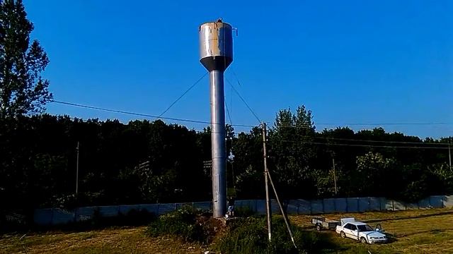 водонапорная башня,покраска3