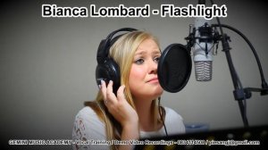 Bianca Lombard singing "Flashlight"