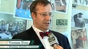 Estonian President UNIVERSITY BEAT from WUSF 05/05/08