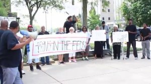 John Crawford III shooting Federal building protest Dayton Ohio 8/27/2014