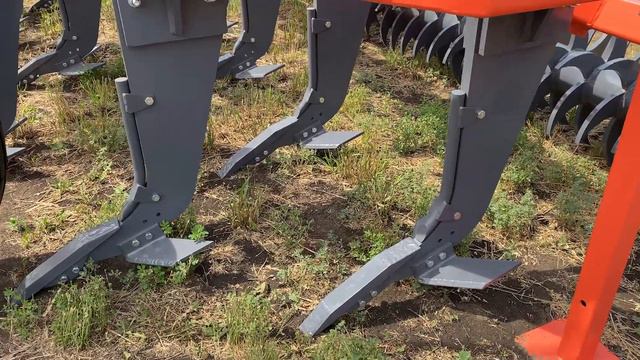 Плуг чизельный для безотвальной обработки почвы на "Дне Сибирского поля"