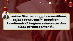 PASANGAN YANG BERHASIL | IBADAH ONLINE GEREJA YHS | PS. FILEMON CUNDIANTORO - 12 FEBRUARI 2023