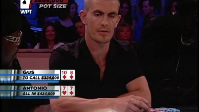 Antonio Esfandiari puts Gus Hansen All In! смотреть онлайн