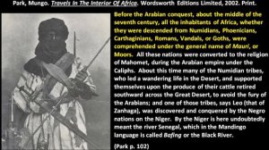 THE ORIGIN OF THE MOORS: EXILES FROM THE LAND OF KENAAN (CANAAN)