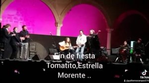 fin de fiesta Tomatito y Estrella Morente