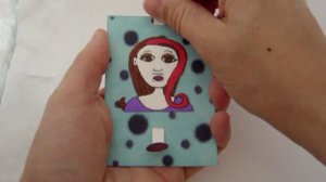 What Lips Can Say, an interactive ACEO by Lea Keohane