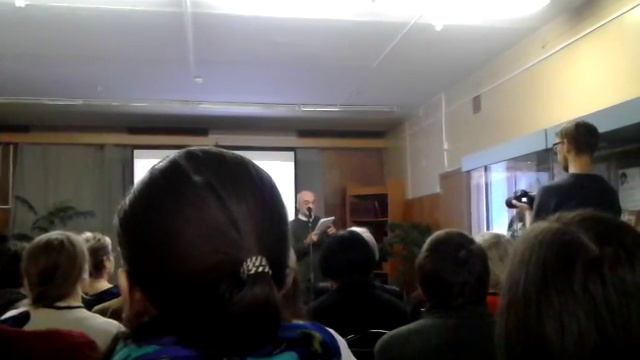 Дмитрий Веденяпин на юбилее О.Э. Мандельштама смотреть онлайн