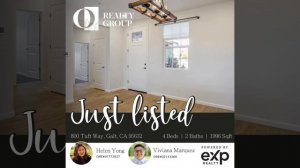 JUST LISTED: 800 Taft Way, Galt, CA 95632