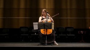 Krzysztof Penderecki - "Capriccio per Siegfried Palm" for solo cello, performed by Lisa Hofer (2018