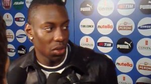 LAROMA24.IT - STEFANO OKAKA in MIXED ZONE ITALIA U21-UNGHERIA U21 3.3.10