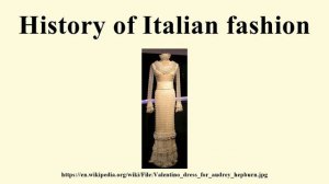 History of Italian fashion