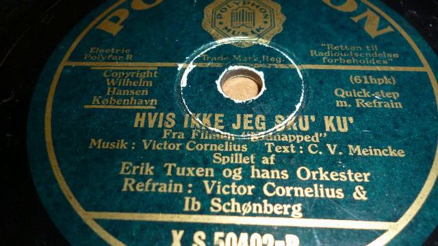 Eric Tuxen Orchester, Hvis ikke jeg sku ku, Quickstep, Dänemark, 1934