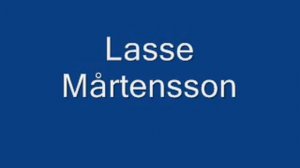 Lasse Mårtensson - One day