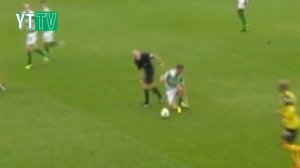 REFEREE ANDY WOOLMER FOULS RYAN DICKSON