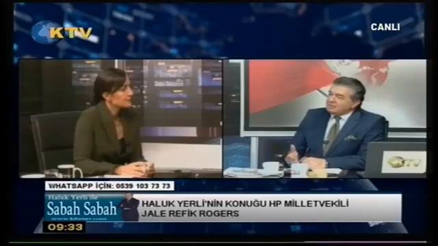 Girne Milletvekilimiz Jale Refik Rogers, Haluk Yerli'nin konuğu oldu. 03.12.2021