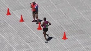 Mamitu Daska (Ethiopia) Winning Bolder Boulder 10K elite women's race 2010