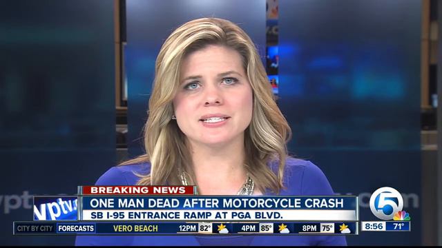 Jose Gabriel Calderon Rueda killed after losing control of motorcycle while entering I-95 at PGA Bl смотреть онлайн