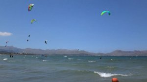 Flysurfer Psycho and kite action Mallorca