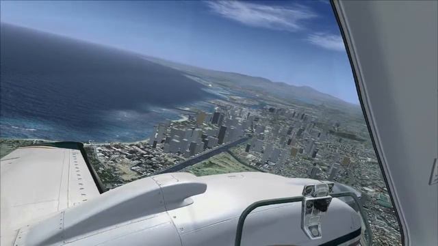 A scenic flight over Honolulu смотреть онлайн