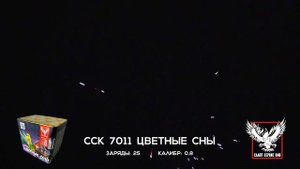 ССК 7011 Батарея салютов ЦВЕТНЫЕ СНЫ (0,8*25)