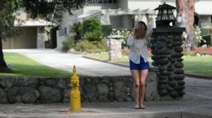 Aslyn Kay dances at a fire hydrant, part 3, supporting Terry Farrell Firefighters Fund of Californi