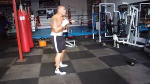 Mike Mollo training at 5th Street Beach, Miami Beach