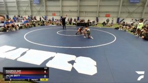 120 Lbs 2nd Wrestleback (16 Team) - Maximus Hay, Wisconsin Blue Vs Jacob Britt, LA 63e6