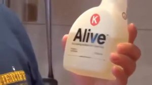 Результат применения бытовой химии ALIVE