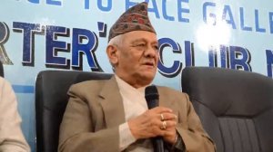 Lokendra Bahadur Chand  in reporters nepal 0199