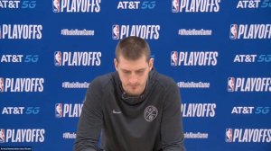 Hear Nuggets Nikola Jokic talk about their Game 4, Rd 2 loss vs the Clippers in the NBA Playoffs