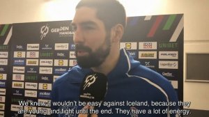 Karabatic and Magnus Rød after NOR - FRA