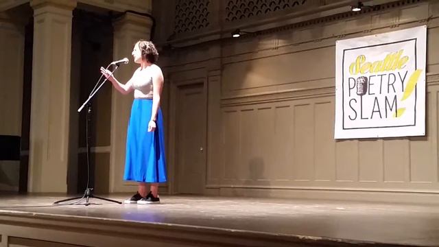 Michaela Blau "On Becoming White" Poem at Town Hall Seattle Poetry Slam смотреть онлайн