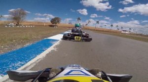 Rodrigo Dourado Goiano 2020 de kart F4 1ª Bateria Parte 2