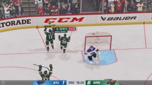 NHL 22 First hat trick with the Minnesota Wild