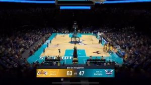 Lakers vs Hornets NBA 2K23 Arcade Edition 2nd halftime game highlights #nba #games #nba2k23