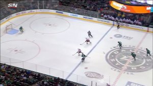 Gaudreau converts on textbook 2-on-0 chance against Lehtonen