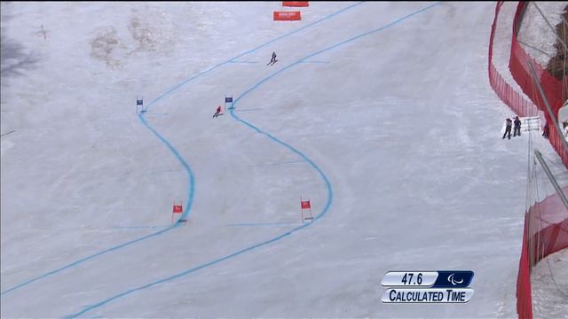 Kelly Gallagher | Women's super-G visually impaired | Sochi 2014 Paralympic Winter Games смотреть онлайн