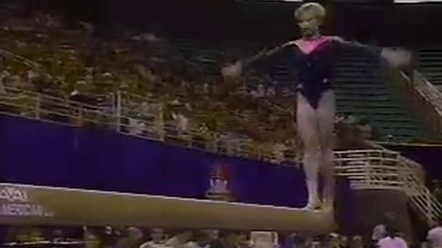 Amanda Borden - 1993 US Nationals AA - Balance Beam смотреть онлайн