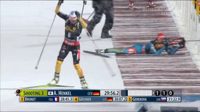 Biathlon Einzel der Damen in Östersund/Schweden 29.11.2012