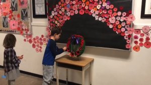 Remembrance Day at Courtenay Elementary